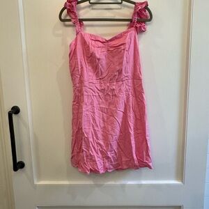 Francesca's Collections Pink Mini Dress